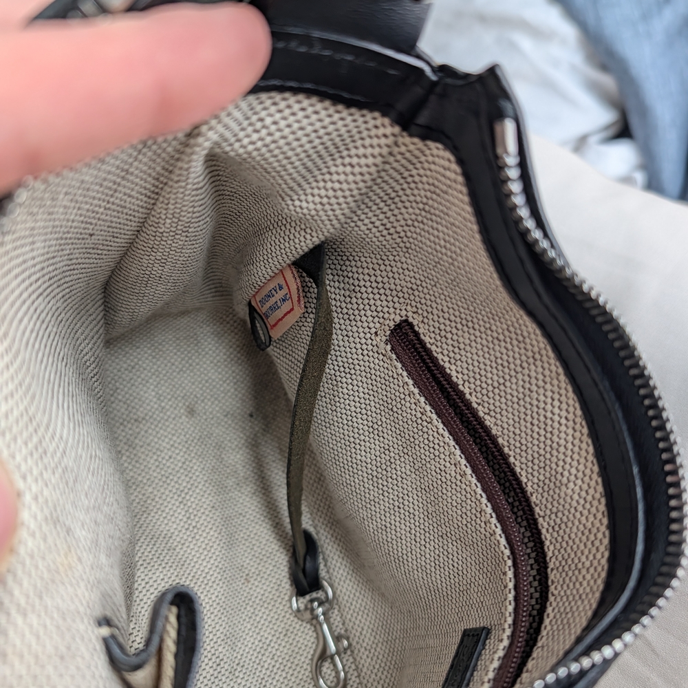 Dooney & Bourke Black Hobo Bag - Picture 10 of 11
